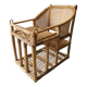 vintage rattan bamboo baby doll chair