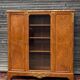 Glass bookcase in marquetry Maison Haentges Frères XIXth century