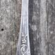 Lot of 7 dessert spoons in silver plated metal
