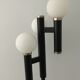 Lamppost design opaline marble 1960s