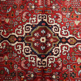 Vintage Persian Rug Handmade Farahan Carpet Area Rug- 127x214cm