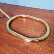 Grande lampe de bureau en laiton, Cosack Leuchten, 1970