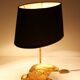Paire de lampes perdrix en métal doré, 60’s