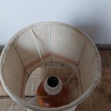 Wooden ball lamp 1970 brutalist modernist