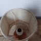 Lampe boule bois 1970 brutaliste moderniste