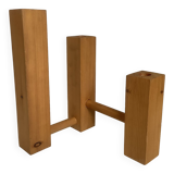 Scandinavian wooden candle holder