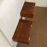 Pair of wall bedside tables