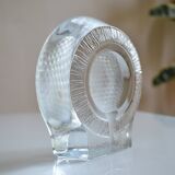 Golf crystal pocket emptier or paperweight by Nybro of Sweden