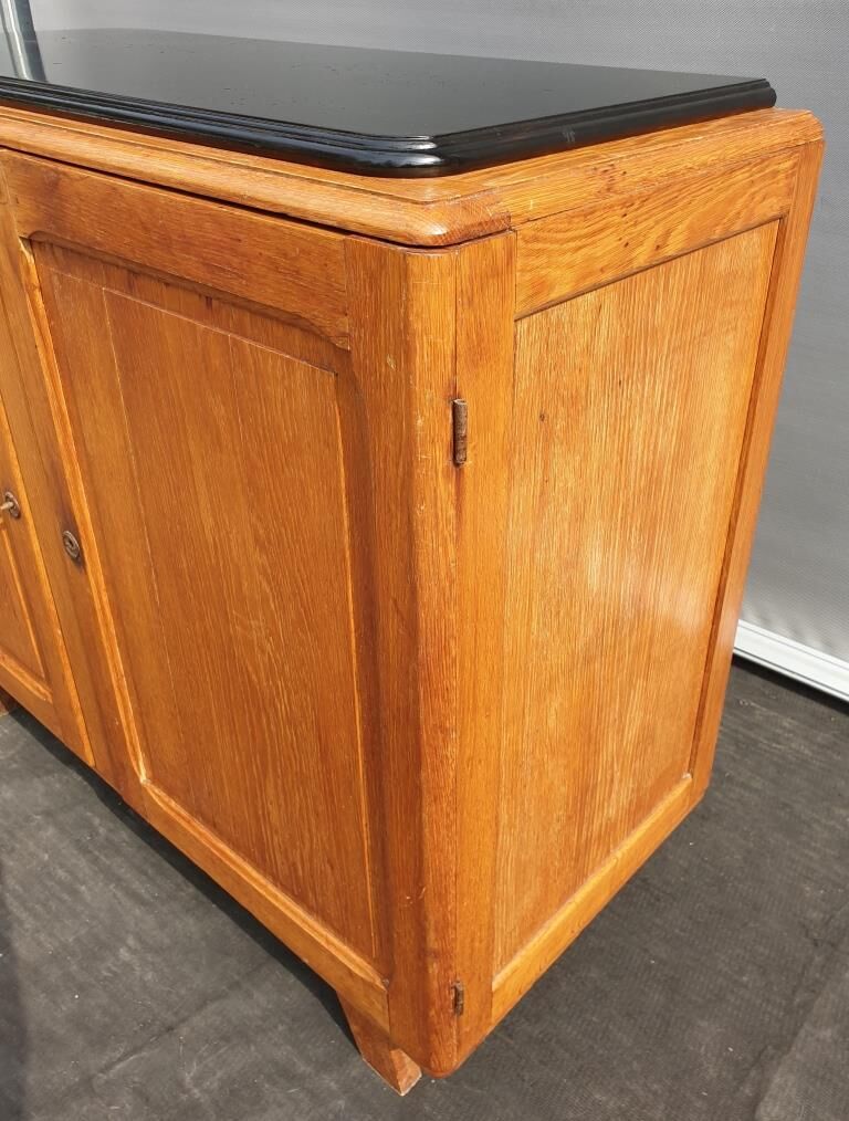 Buffet parisien Mitchell Rock'N'Roll 1940 bicolore noir et Chêne