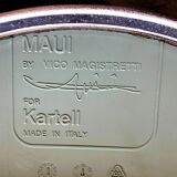 Mauï Kartell office chair design Vico Magistretti swivel wheel