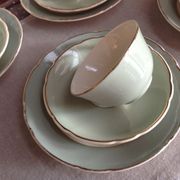 Peppermint coffee and dessert service / Villeroy - Boch / vintage 50-60