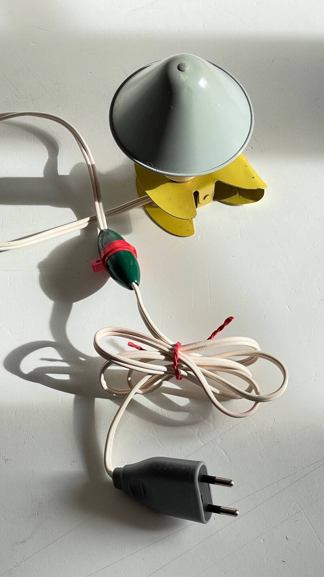 Vintage mushroom spotlight lamp