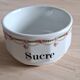 Sucrier guirlande de roses Apilco