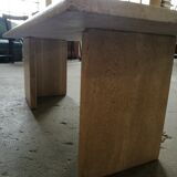 Rectangular travertine coffee table