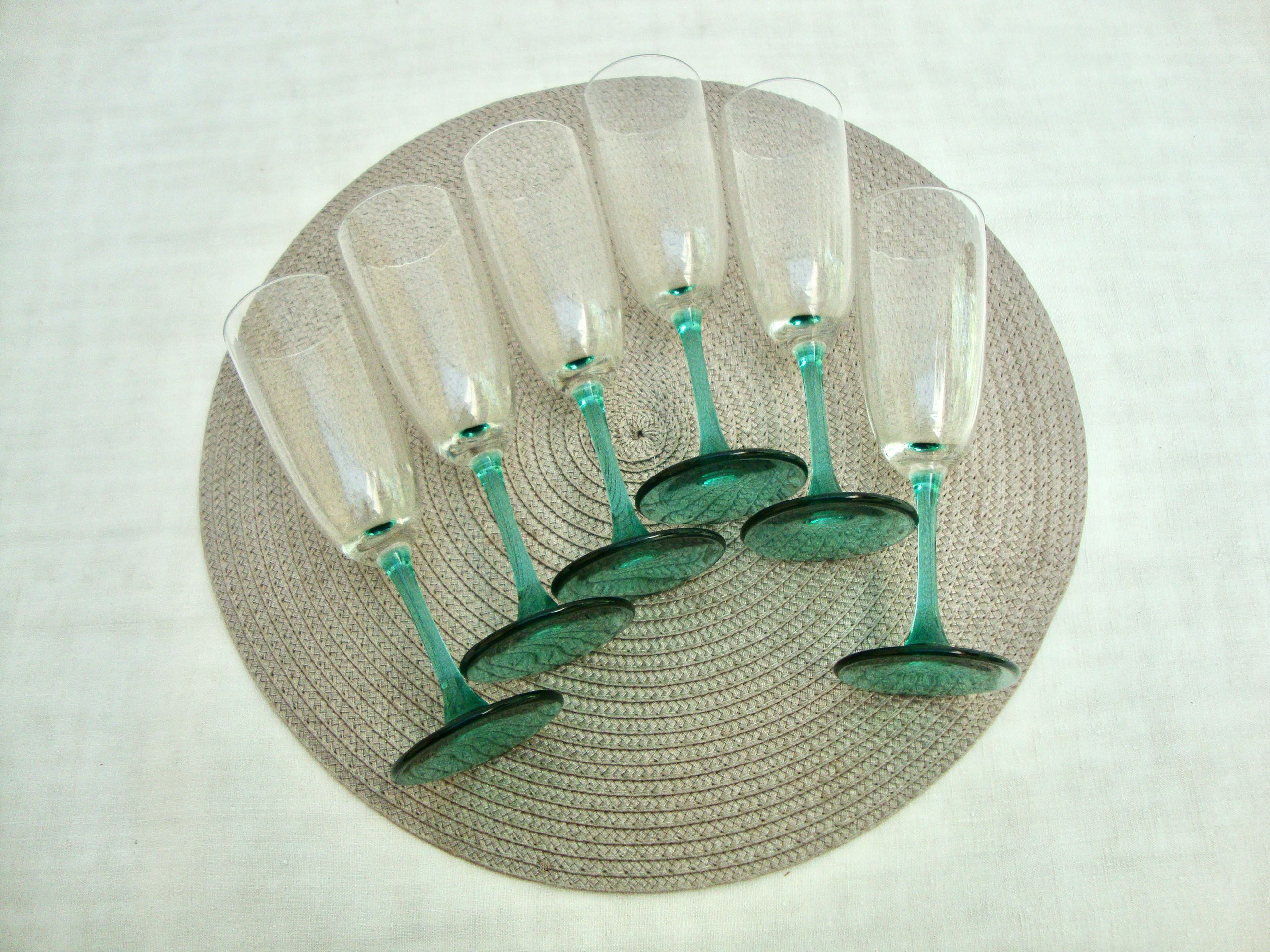 Set de 6 verres flûtes à champagne