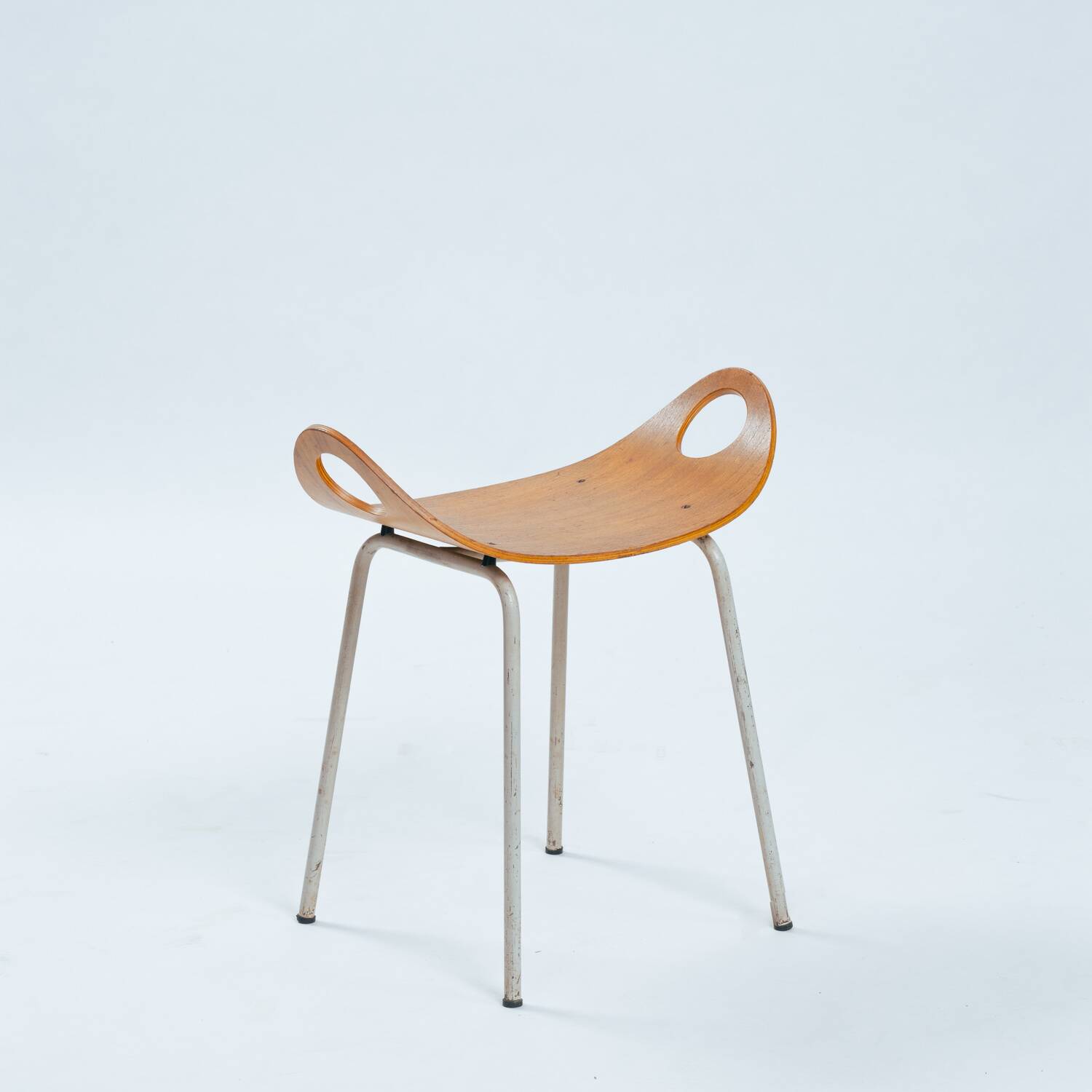 Olof Kettunen Chair and Stool for Merivaara, Finland 1950s