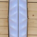 Large Stilux cinema wall lamp Art Deco Italy herringbone pattern