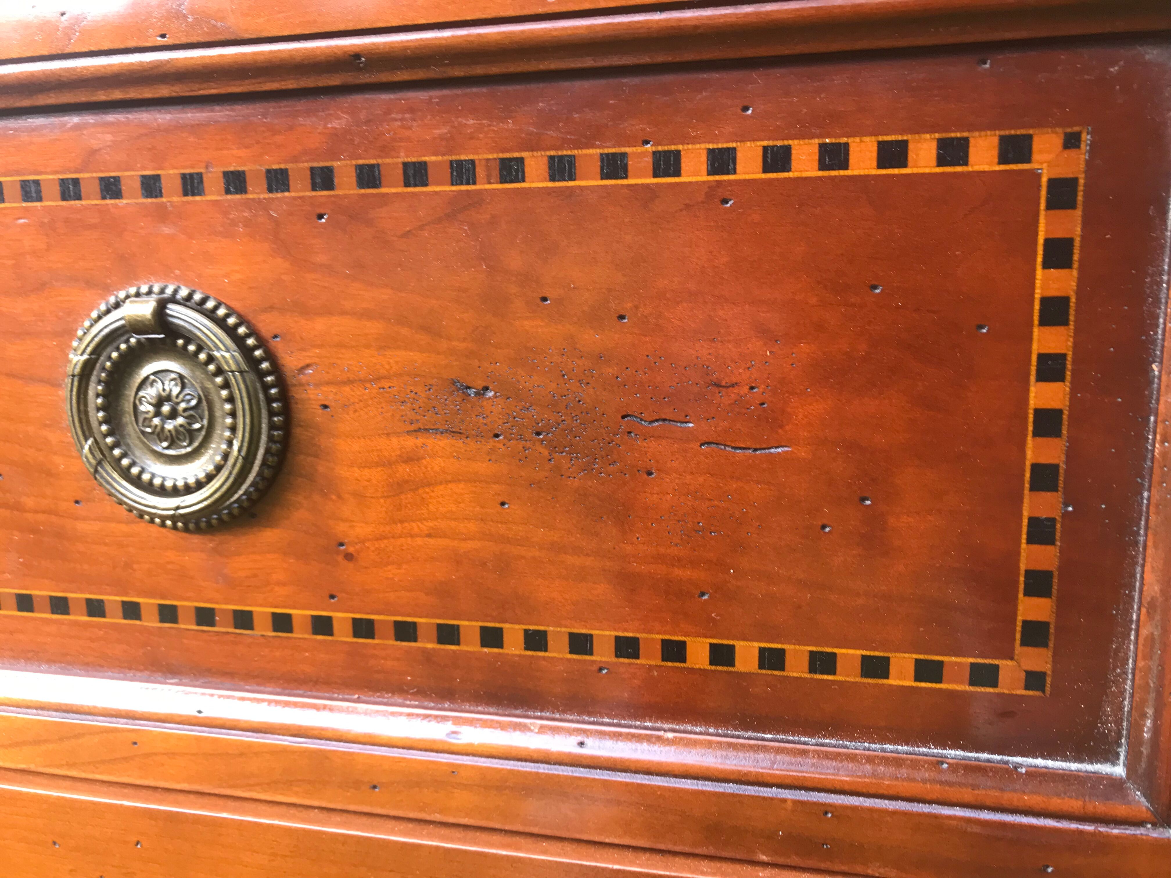 Louis XVI cherry-style chest of drawers