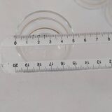 small granite glasses with gold rim