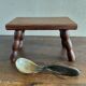 Tabouret, repose-pieds en bois