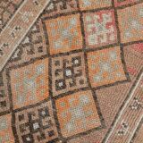 3x12 Soft Red Brown Turkish Runner Rug, 83x365Cm