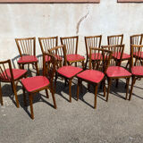 Set of 12 chairs baumann 153