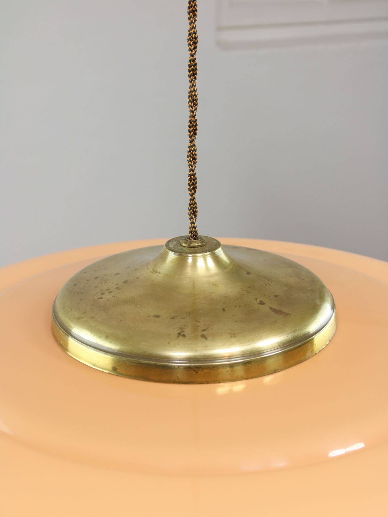 Large Mid-century Modern Pendant Lamp from Guzzini, 1960s
