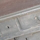 Small gray cabinet 1 body / red interior