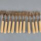 Set of 12 dessert forks scof