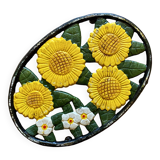 Vintage cast iron trivet