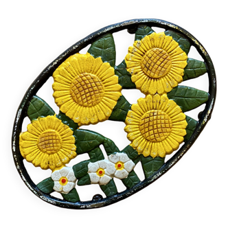Vintage cast iron trivet