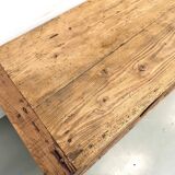 Very large pine trade counter, circa 1920.