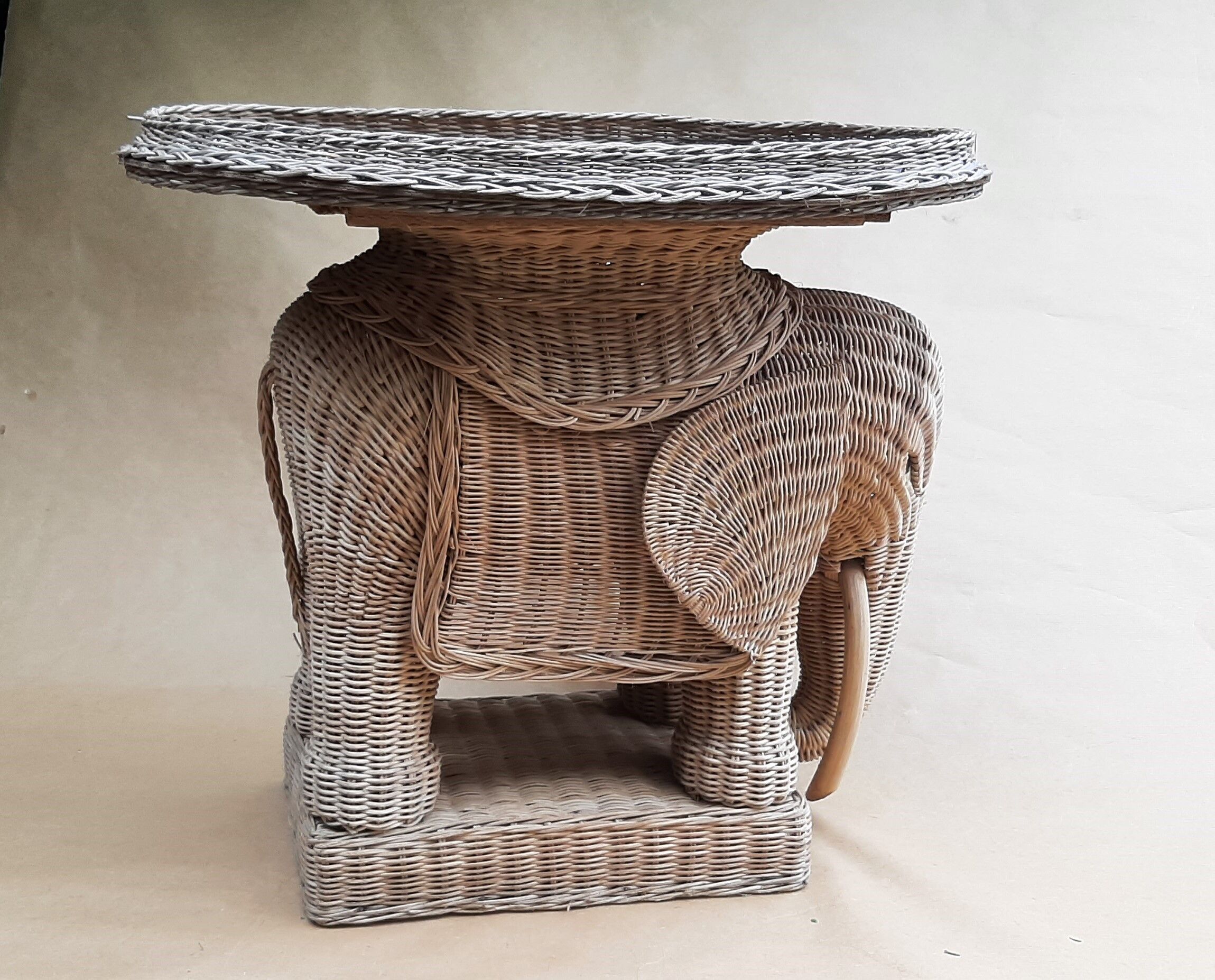 Wicker Elephant Design 1960-70