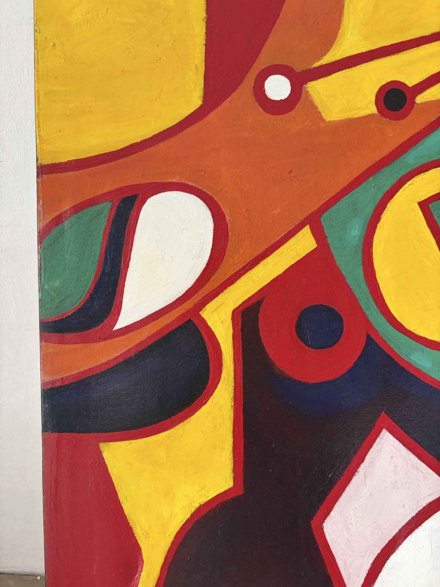 Modern abstract, oil on canvas.