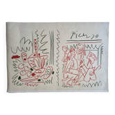 Picasso (after) Lithographic reproduction of the canvas Les Déjeuners 20th century