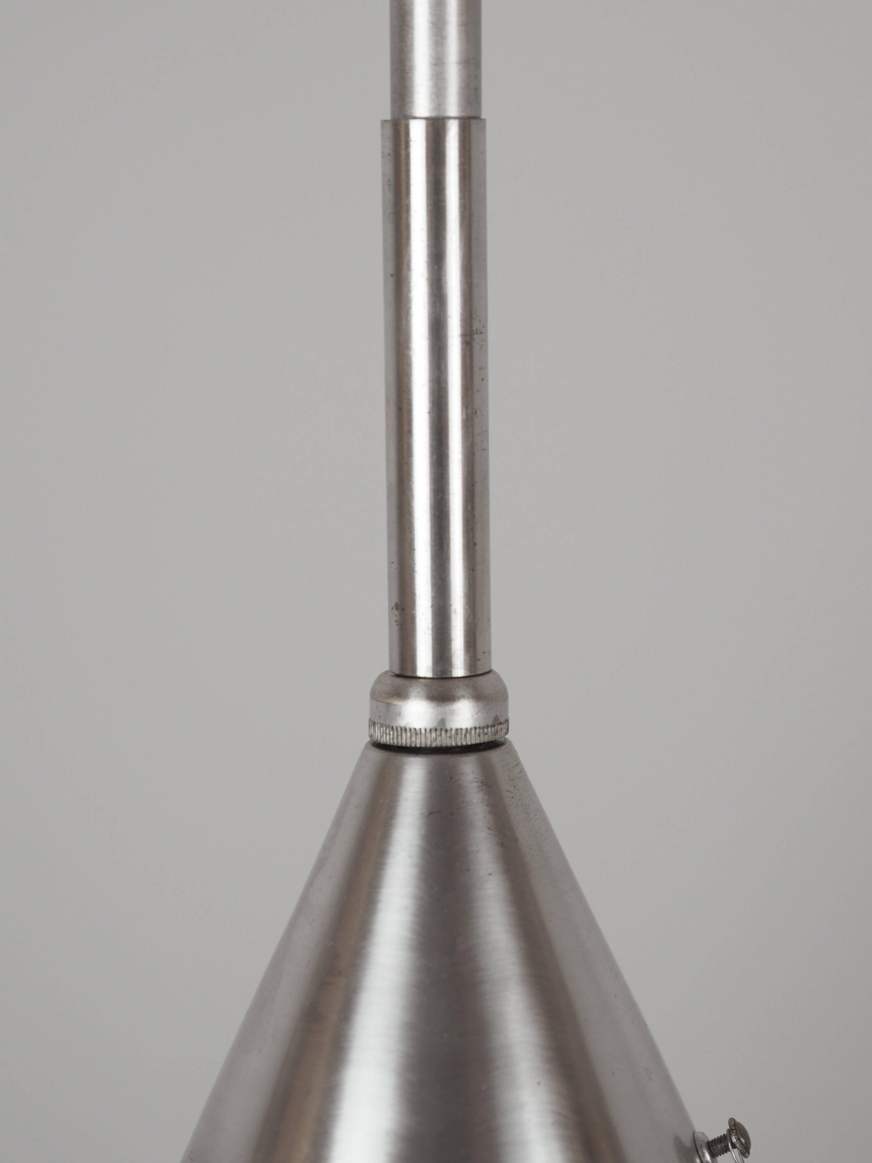Iconic pendant lamp "Luzette" by Peter Behrens for Siemens, c. 1910s