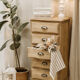 Oak chest of drawers with 5 drawers – restored