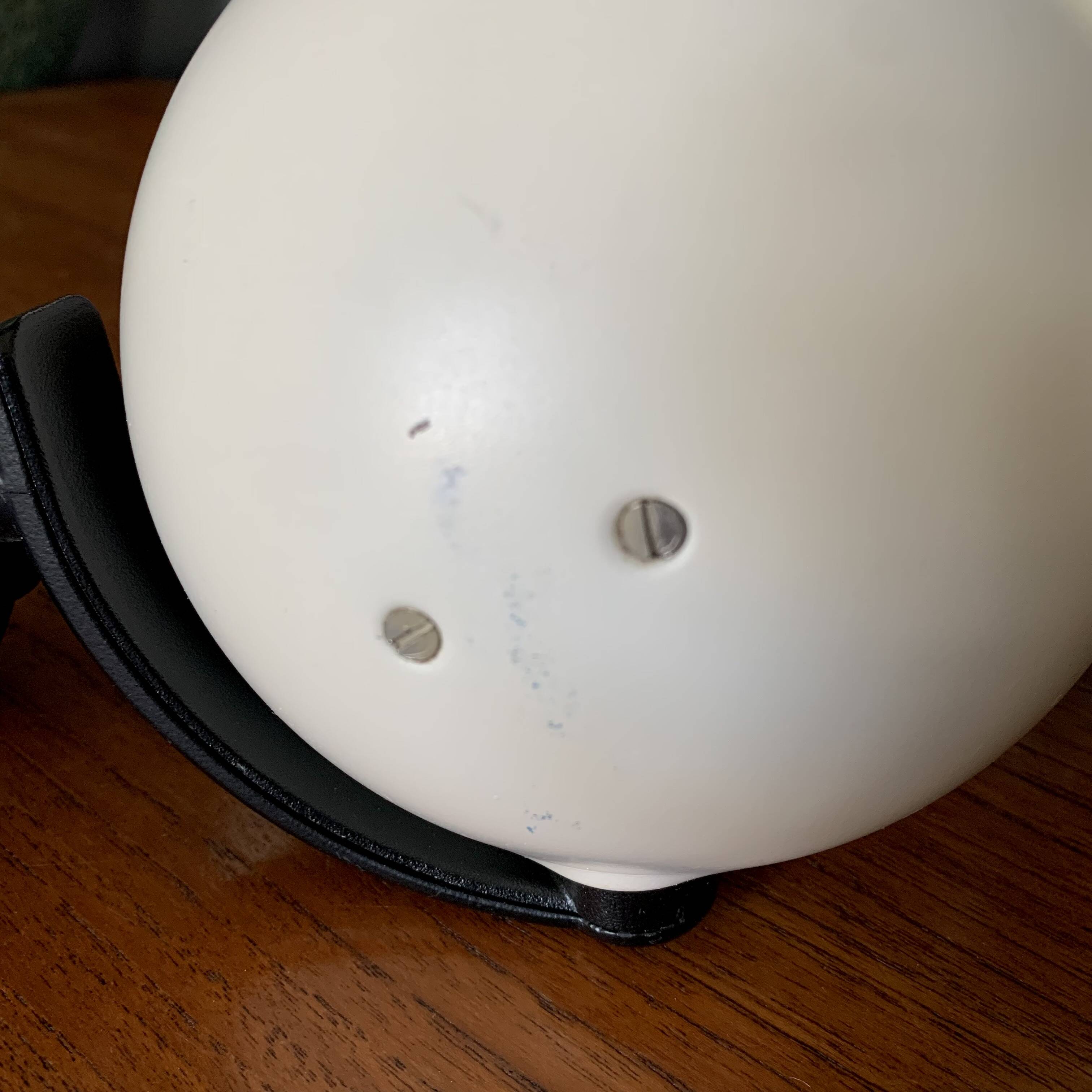 Pair of Hoffmeister cream and black spotlights 1960/1970
