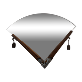 Art Deco mirror 53X48cm