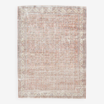 8x11 Pale Pink Persian Rug, 249x338Cm
