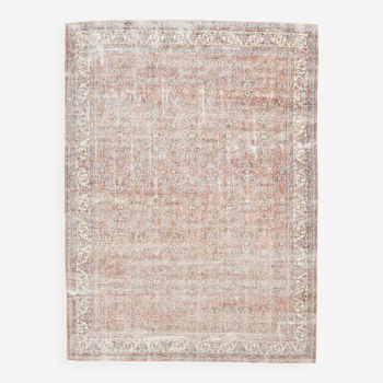 Tapis persan 8x11 rose pâle, 249x338Cm