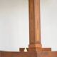Lampe de table avec incrustations et abat-jour en soie