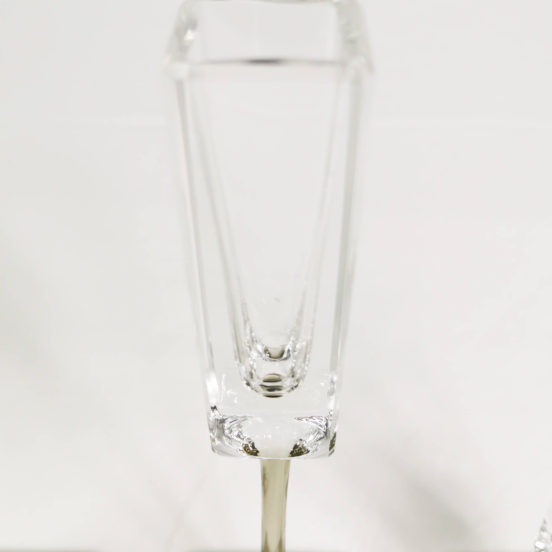 Crystal candlesticks, Rosenthal, designed by G. Jensen, Germany, 1970s