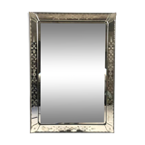 Mirror of Venice with decoration engraved with flowers