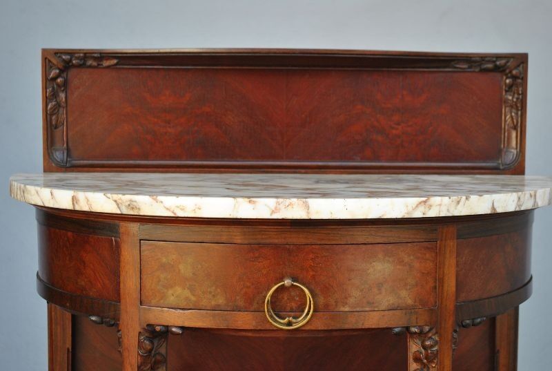 Pair of nightstands time 1900 Art nouveau