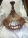 Suspension vintage  en bois