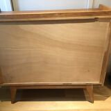 Buffet in light oak of the years 60/70