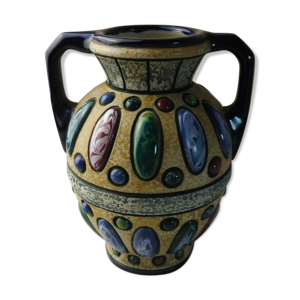 Vase décor bijoux jeweled - amphora