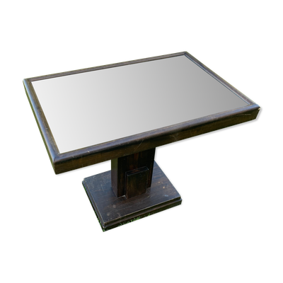 Guéridon miroir art deco