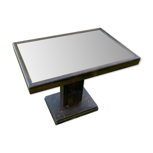 Guéridon miroir art deco